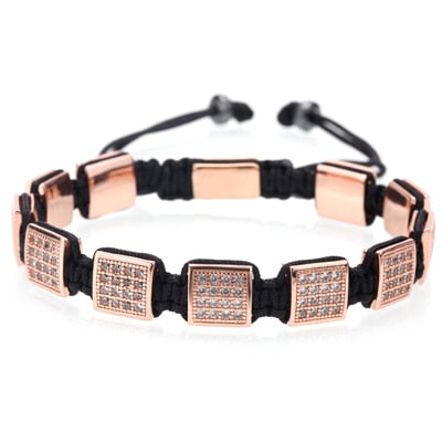 crown charm braiding bracelet