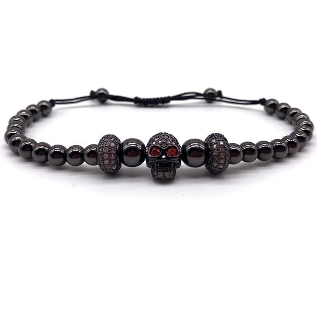 Luxury Crown Bracelet Copper Beads