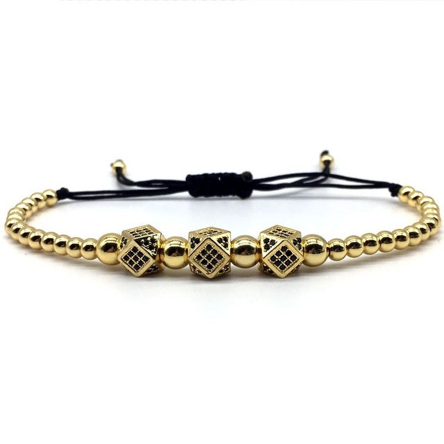 4pcs/set Luxury Royal Crown Charm Bracelet